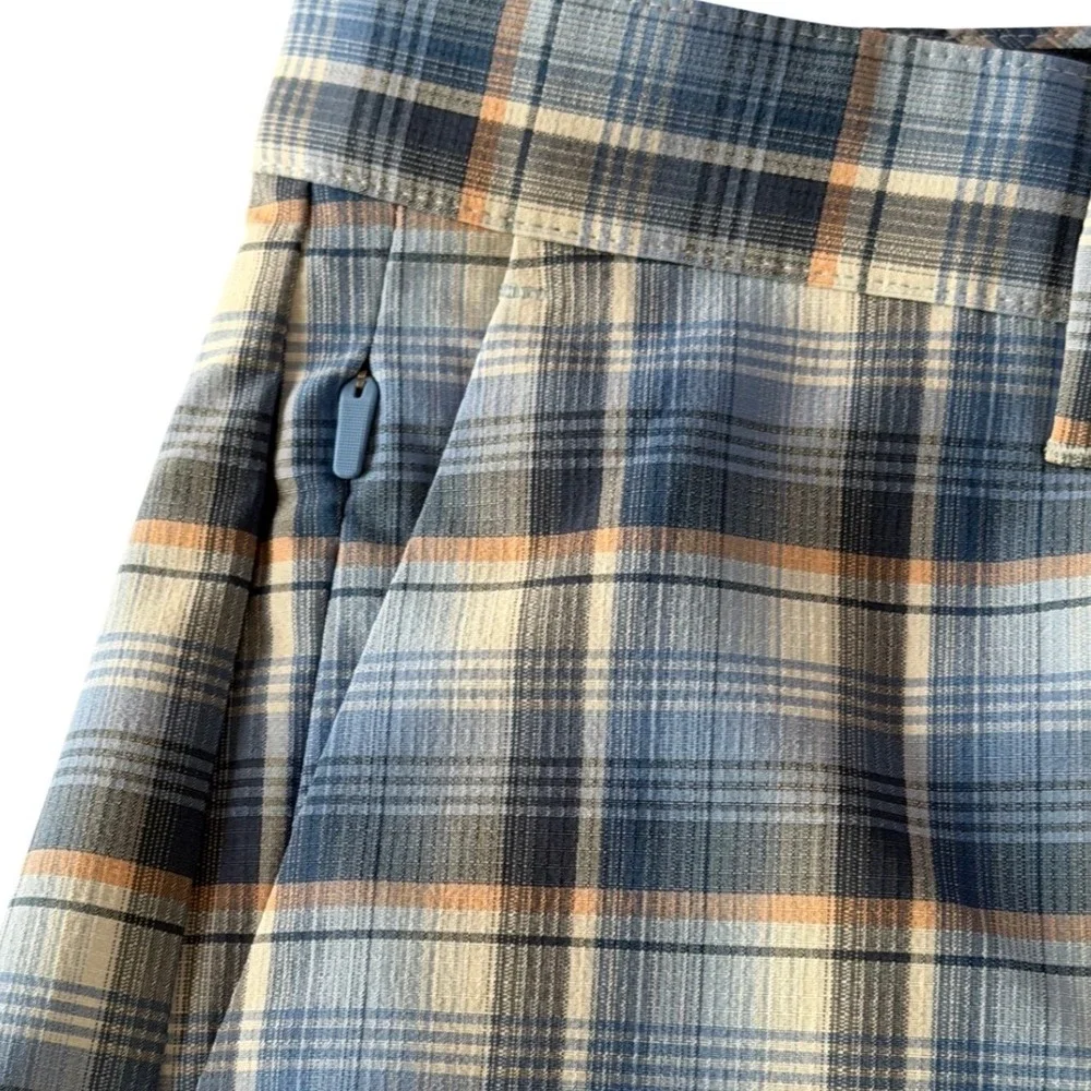 NWT Tommy Bahama Ocean Ombre Shorts Men's 32 Island Zone Golf Blue Plaid 10